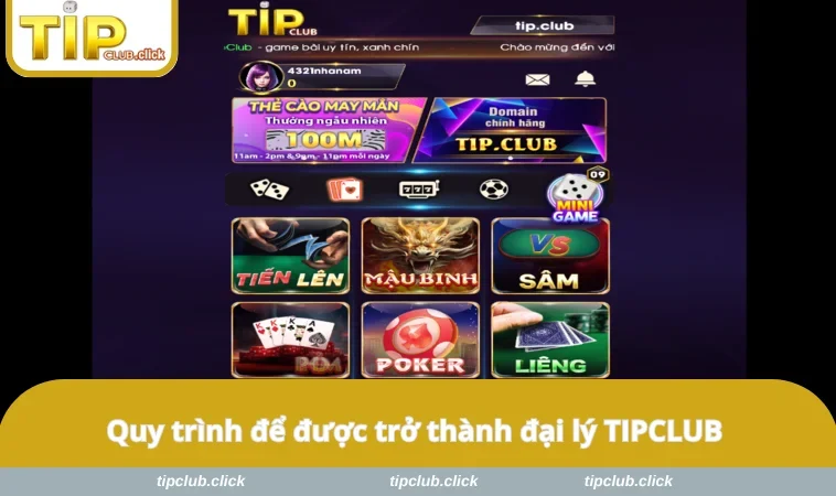 Quy trình để được trở thành đại lý TIPCLUB